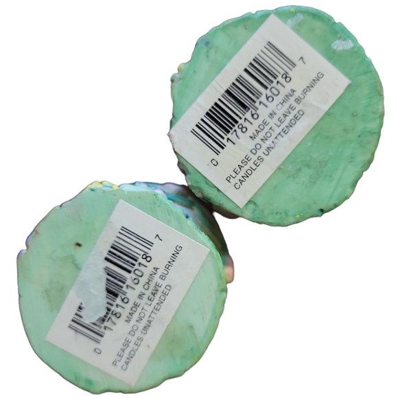 🔥(5/$20) 2 Vtg Easter Egg Heart Tulip Candlestick Holders - Picture 5 of 7